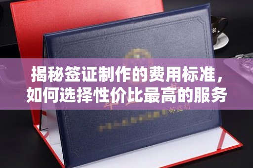 兰考揭秘签证制作的费用标准，如何选择性价比最高的服务？