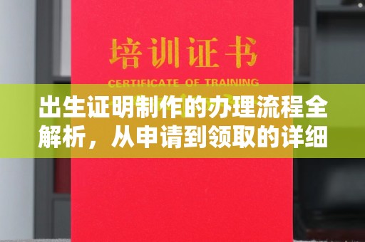 兰考出生证明制作的办理流程全解析，从申请到领取的详细指南
