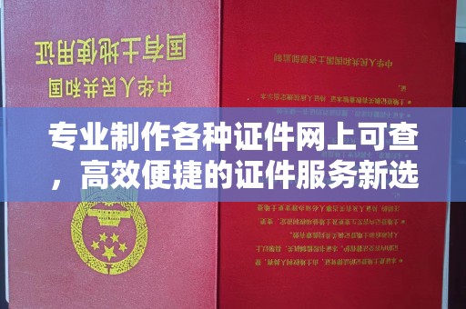 兰考专业制作各种证件网上可查，高效便捷的证件服务新选择