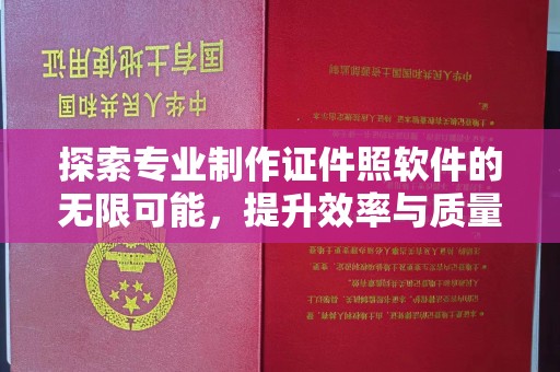 兰考探索专业制作证件照软件的无限可能，提升效率与质量
