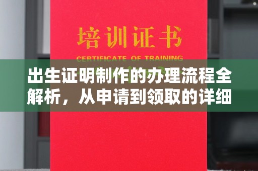 兰考出生证明制作的办理流程全解析，从申请到领取的详细指南