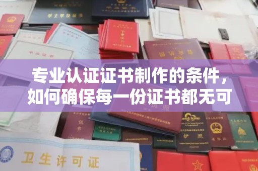 兰考专业认证证书制作的条件，如何确保每一份证书都无可挑剔？