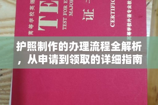 兰考护照制作的办理流程全解析，从申请到领取的详细指南