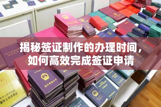 兰考揭秘签证制作的办理时间，如何高效完成签证申请